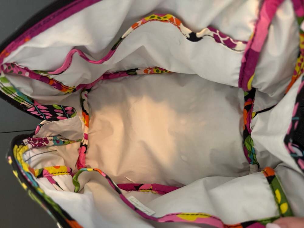 Vera Bradley Large Cosmetic Bag in Tutti Frutti Pattern - Picture 3 of 9